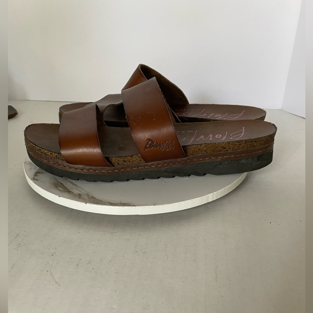 Blowfish Malibu Supa Double Strapped Sandals Slides Size 10